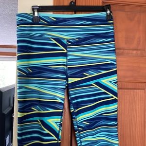 Everlast Workout Leggings Striped Size Medium